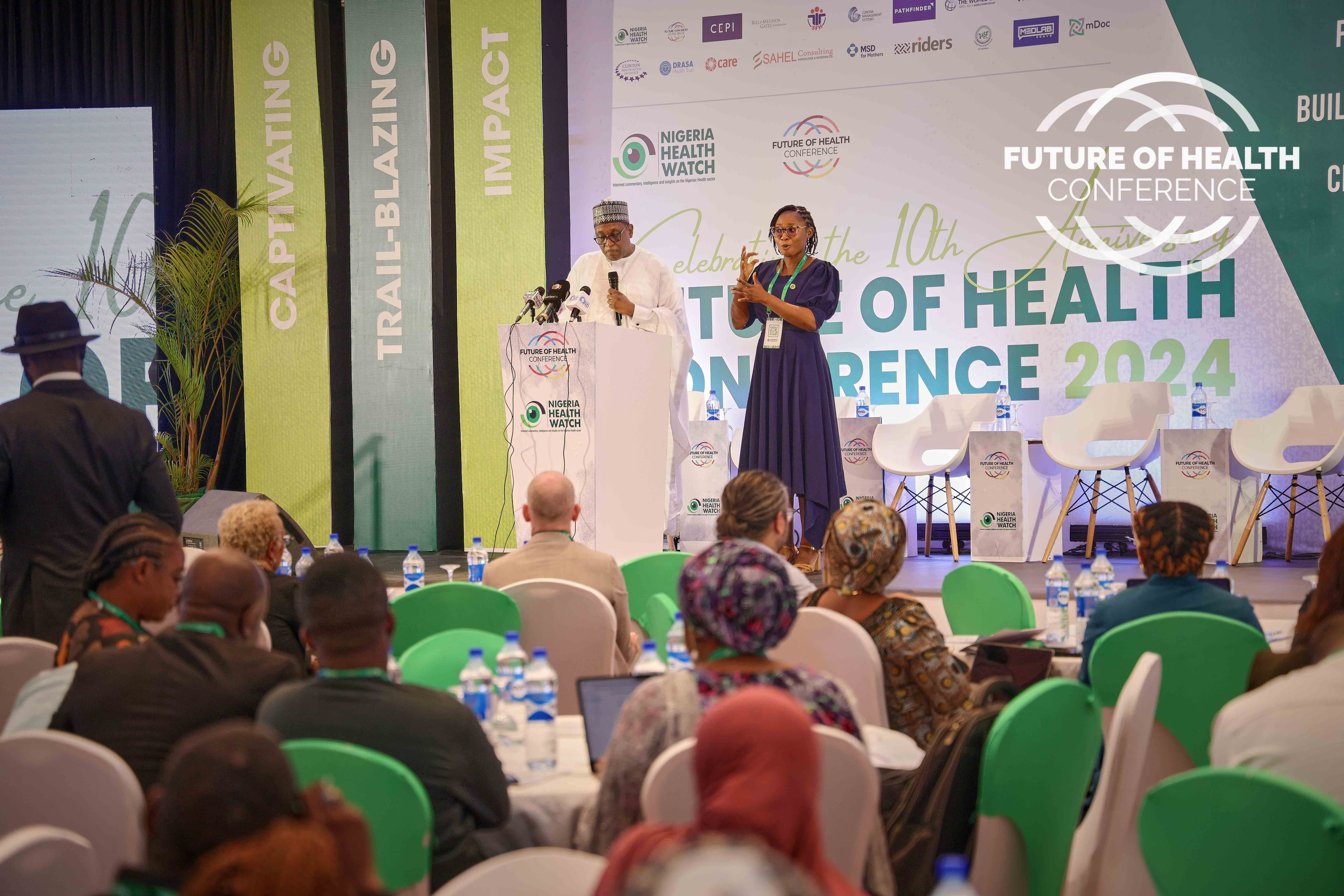 Future of Health Conference stage moment